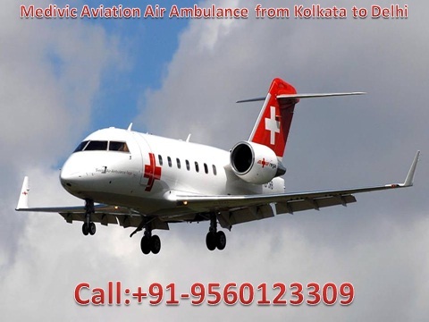Medivic-Aviation-Air-Ambulance-Kolkata-to-Delhi