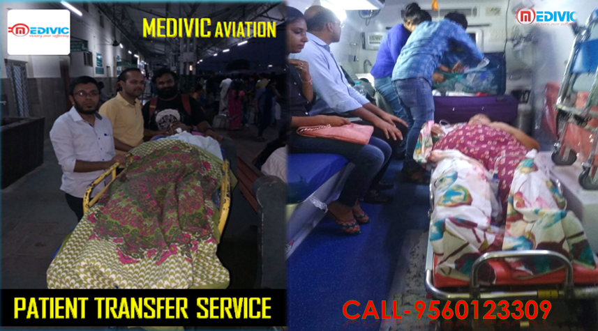 Medivic Aviation Air Ambulance service in Kolkata with medical team.PNG